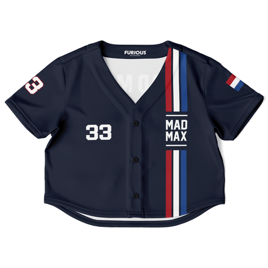 Mad Max - Cobalt Crop Top Jersey - Furious Motorsport