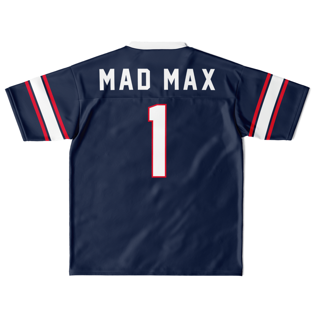Mad Max Football Jersey - Cobalt - Furious Motorsport