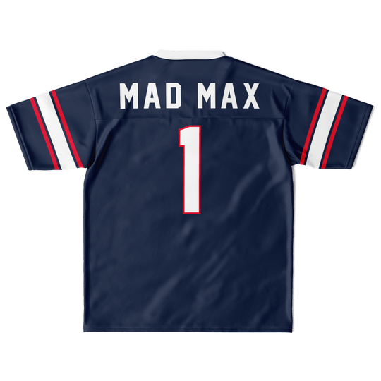 Mad Max Football Jersey - Cobalt - Furious Motorsport