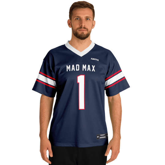 Mad Max Football Jersey - Cobalt - Furious Motorsport