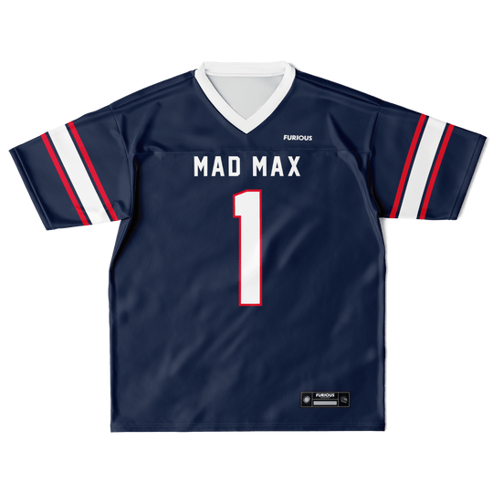 Mad Max Football Jersey - Cobalt - Furious Motorsport