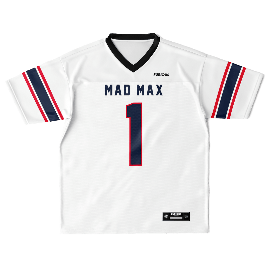 Mad Max Football Jersey - White - Furious Motorsport