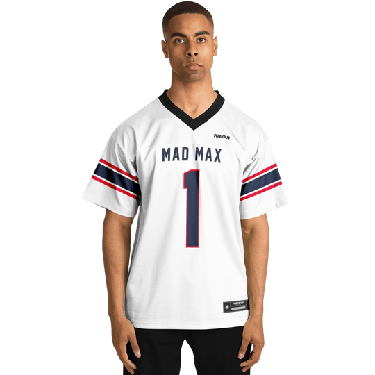 Mad Max Football Jersey - White - Furious Motorsport