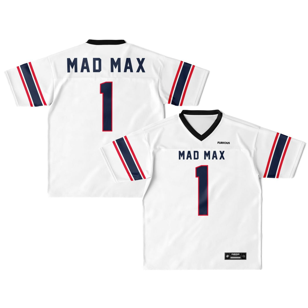 Mad Max Football Jersey - White - Furious Motorsport