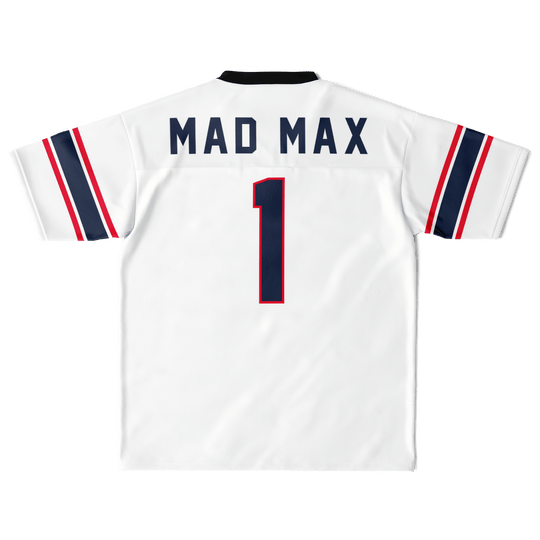 Mad Max Football Jersey - White - Furious Motorsport