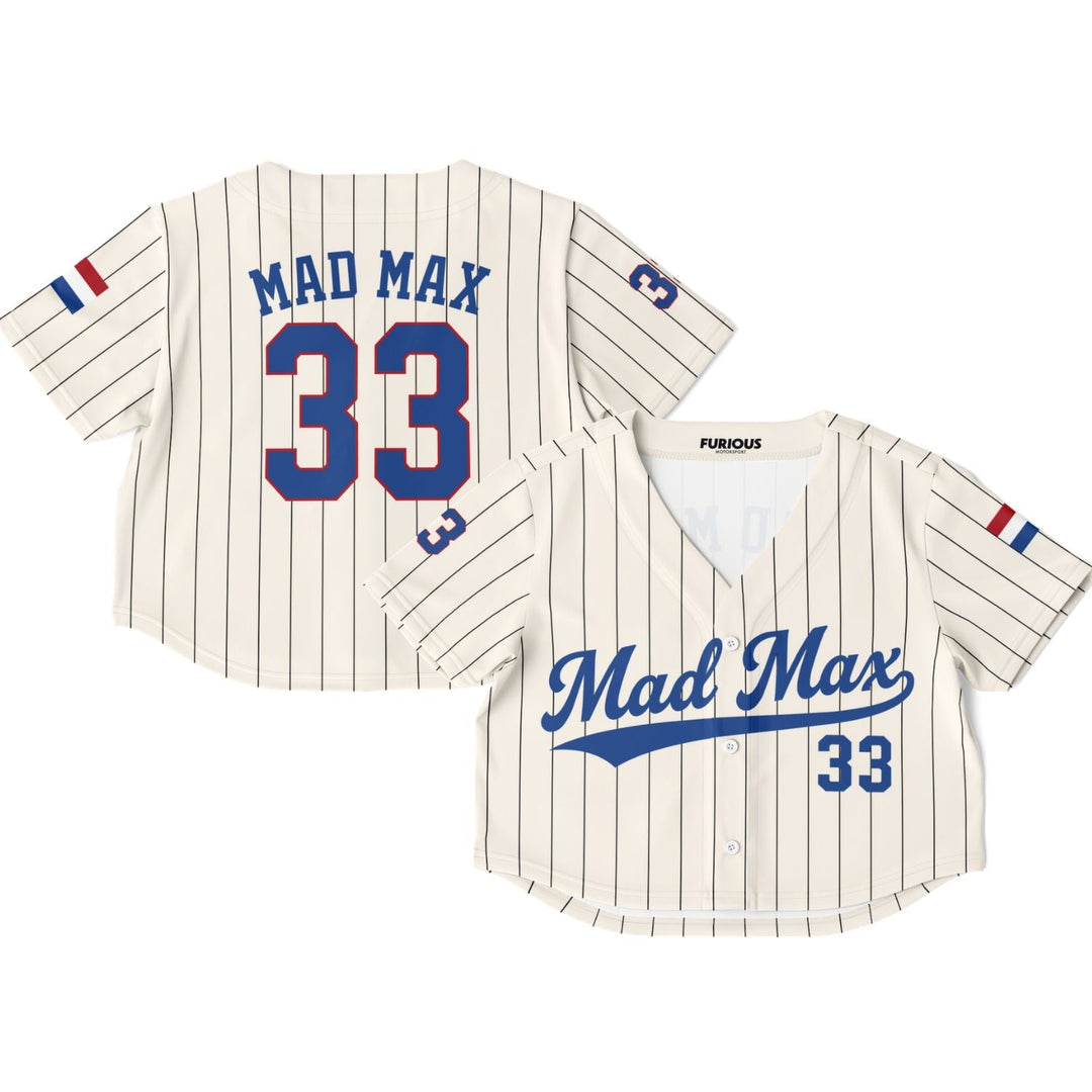 Mad Max - Vintage Off-White Crop Top Jersey - Furious Motorsport