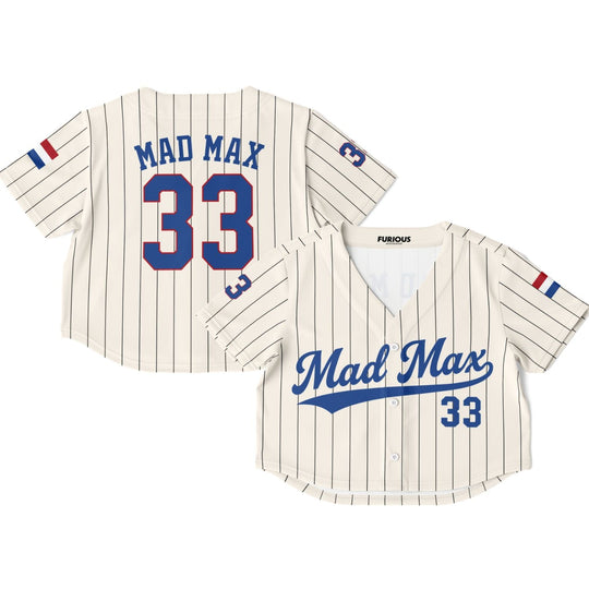 Mad Max - Vintage Off-White Crop Top Jersey - Furious Motorsport