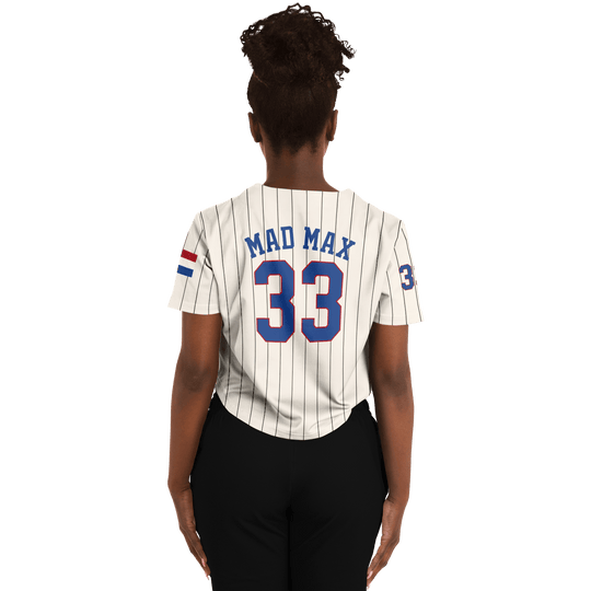 Mad Max - Vintage Off-White Crop Top Jersey - Furious Motorsport