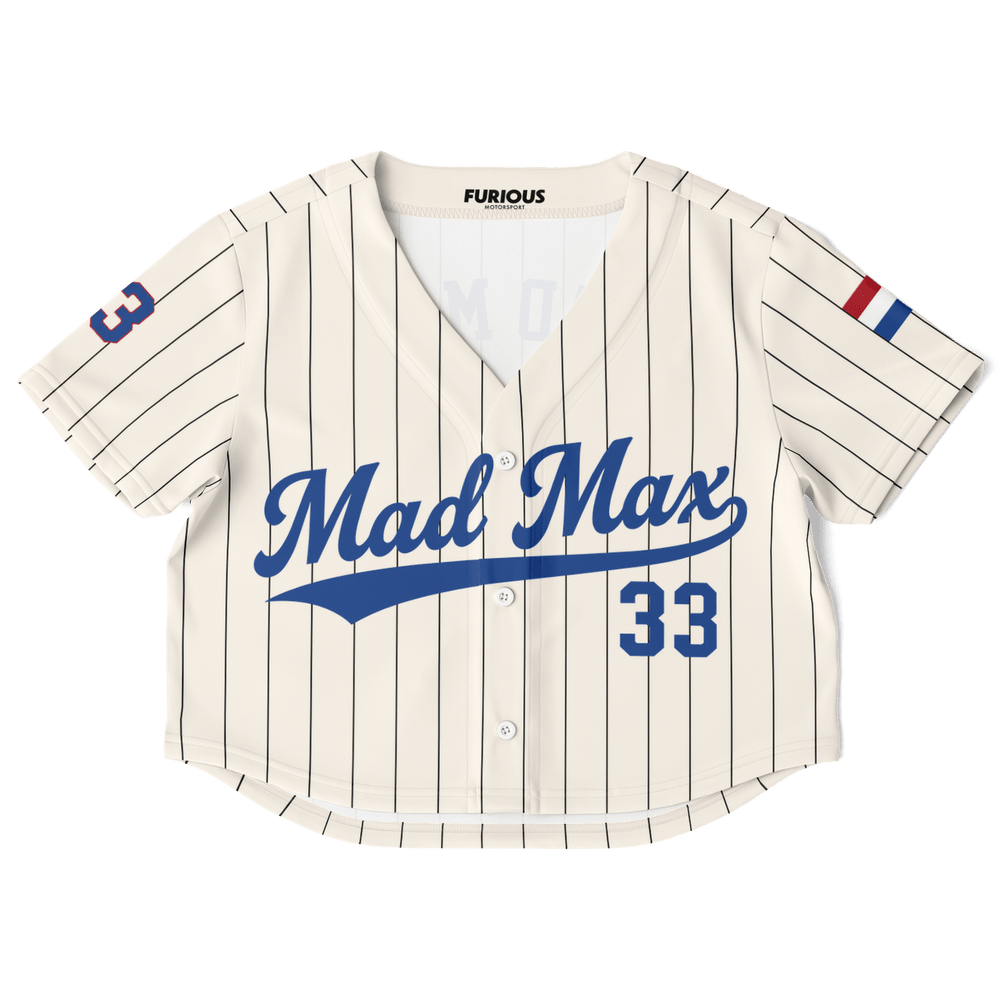 Mad Max - Vintage Off-White Crop Top Jersey - Furious Motorsport