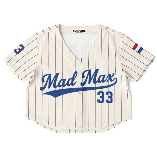 Mad Max - Vintage Off-White Crop Top Jersey - Furious Motorsport
