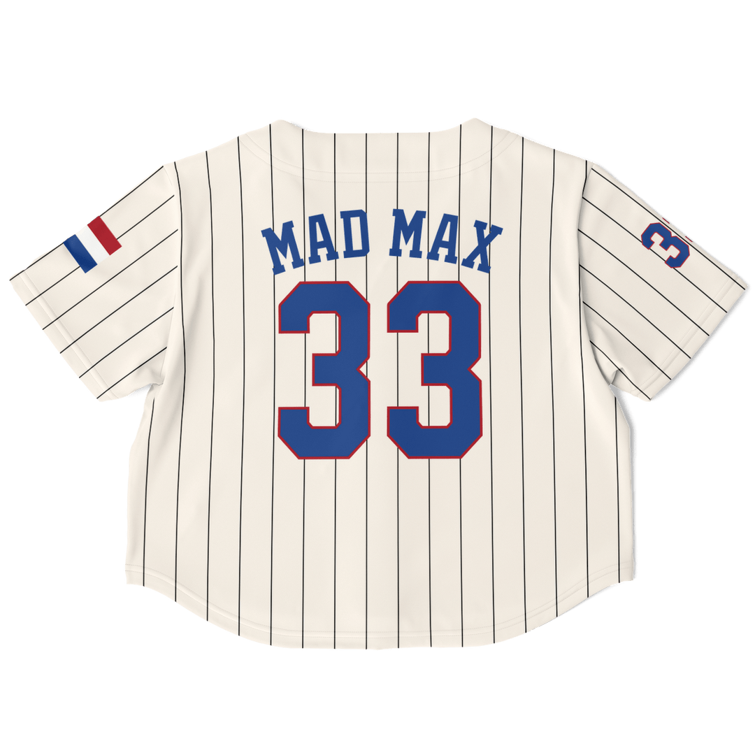Mad Max - Vintage Off-White Crop Top Jersey - Furious Motorsport
