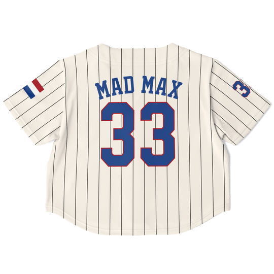 Mad Max - Vintage Off-White Crop Top Jersey - Furious Motorsport