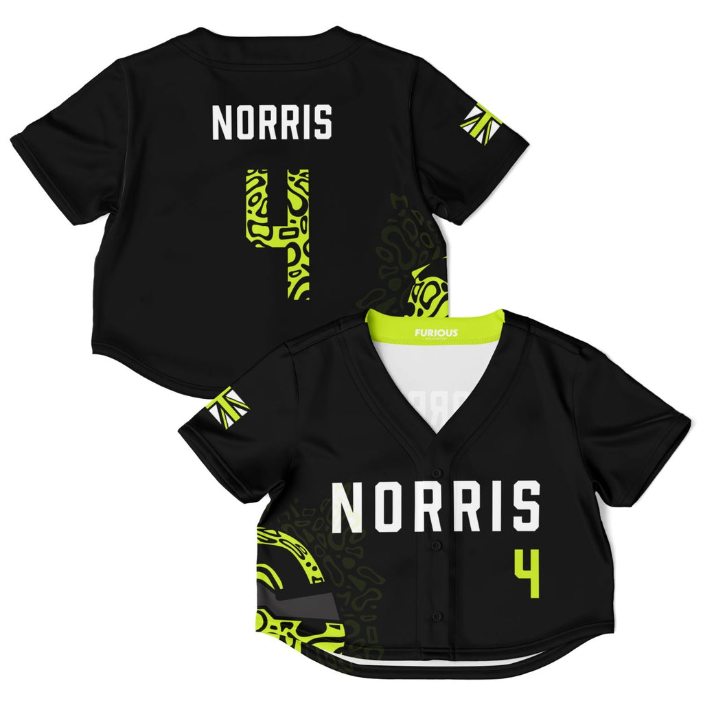 Norris - Carbon Black Fluro Helmet Crop Top – Furious Motorsport