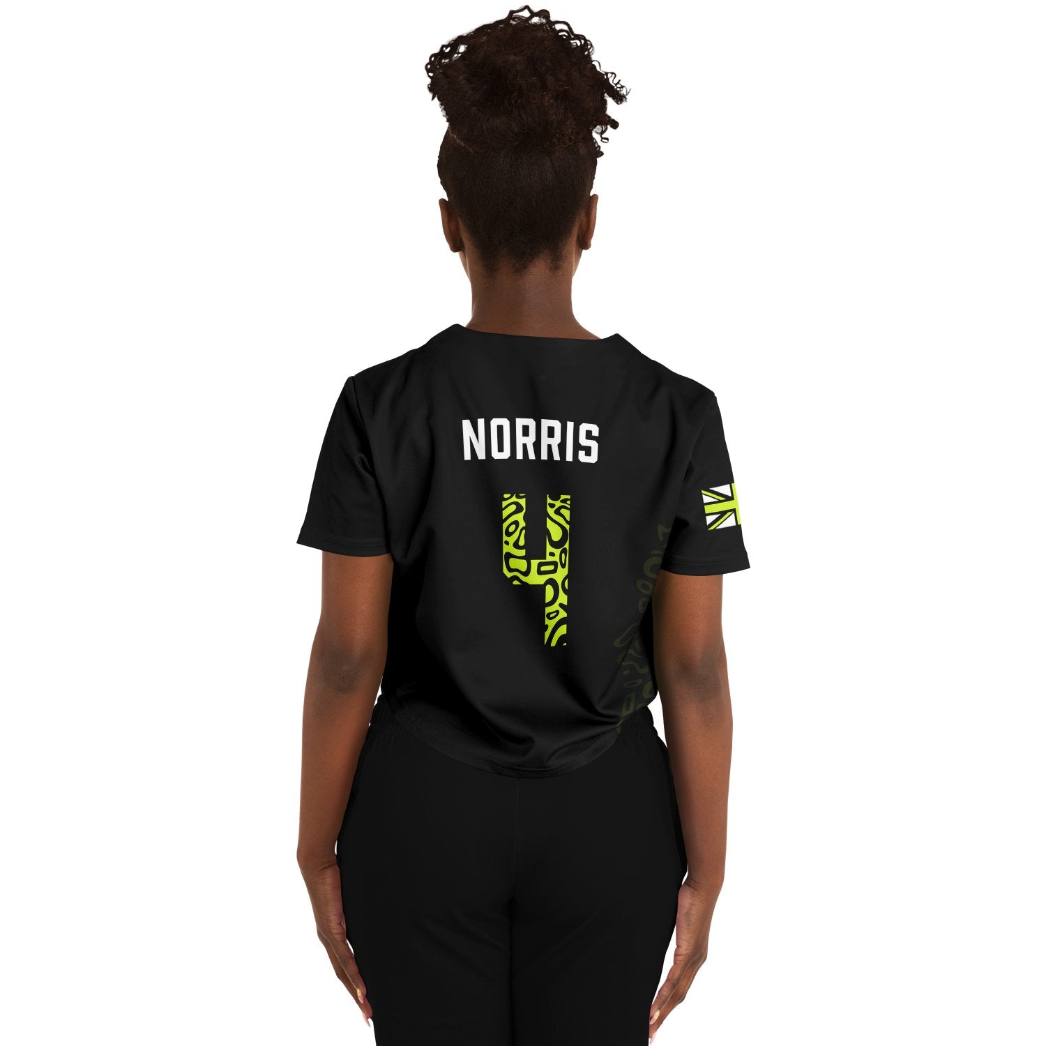 Norris - Carbon Black Fluro Helmet Crop Top – Furious Motorsport
