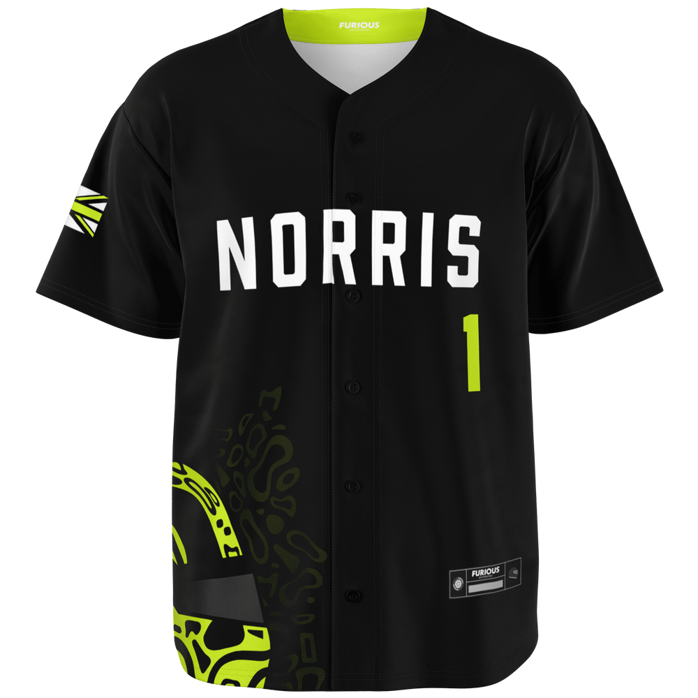 Norris - Carbon Black Fluro Helmet Jersey 2026 - Furious Motorsport