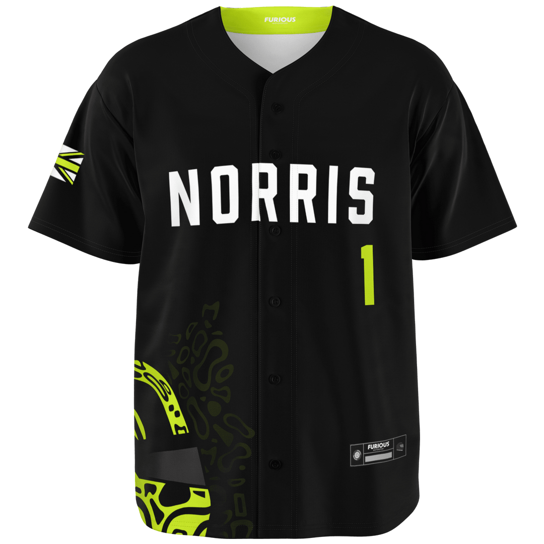 Norris - Carbon Black Fluro Helmet Jersey 2026 - Furious Motorsport