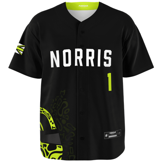 Norris - Carbon Black Fluro Helmet Jersey 2026 - Furious Motorsport