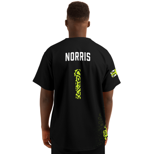Norris - Carbon Black Fluro Helmet Jersey 2026 - Furious Motorsport