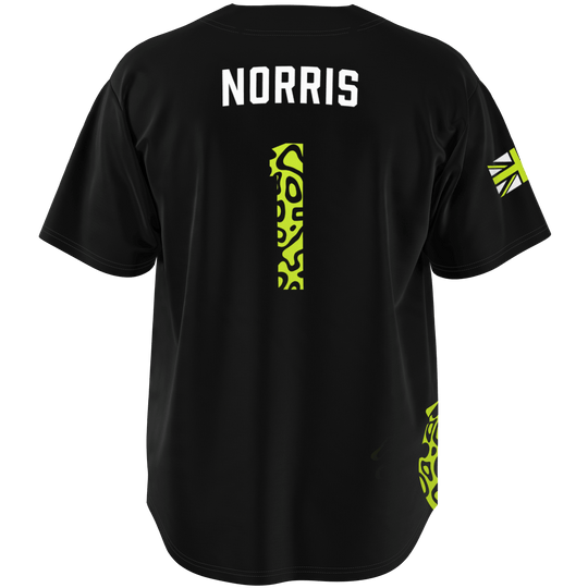 Norris - Carbon Black Fluro Helmet Jersey 2026 - Furious Motorsport
