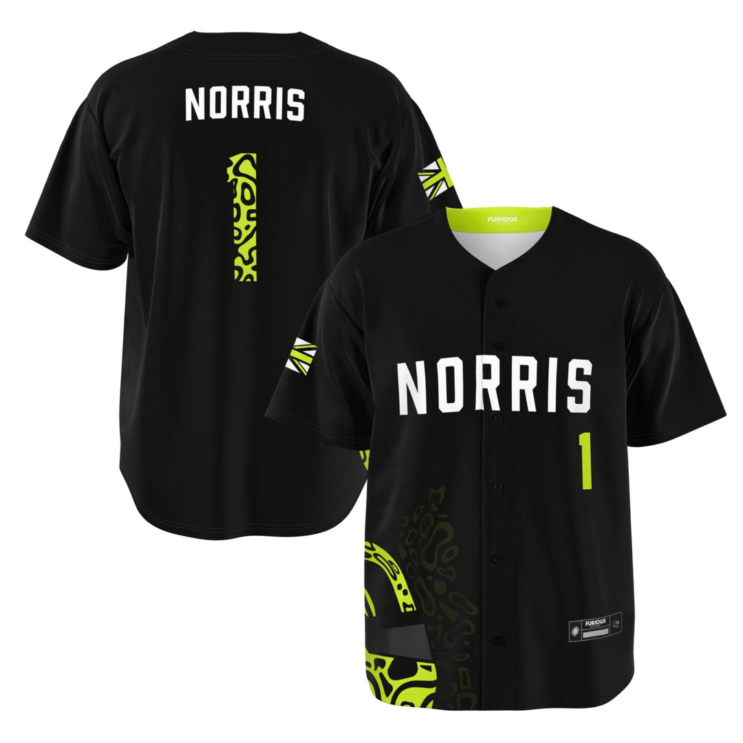 Norris - Carbon Black Fluro Helmet Jersey 2026 - Furious Motorsport