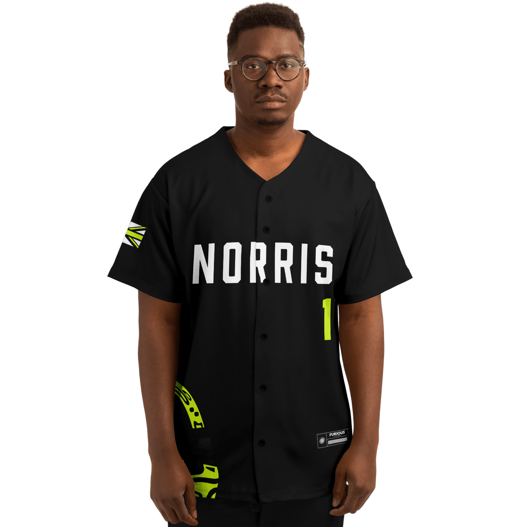 Norris - Carbon Black Fluro Helmet Jersey 2026 - Furious Motorsport