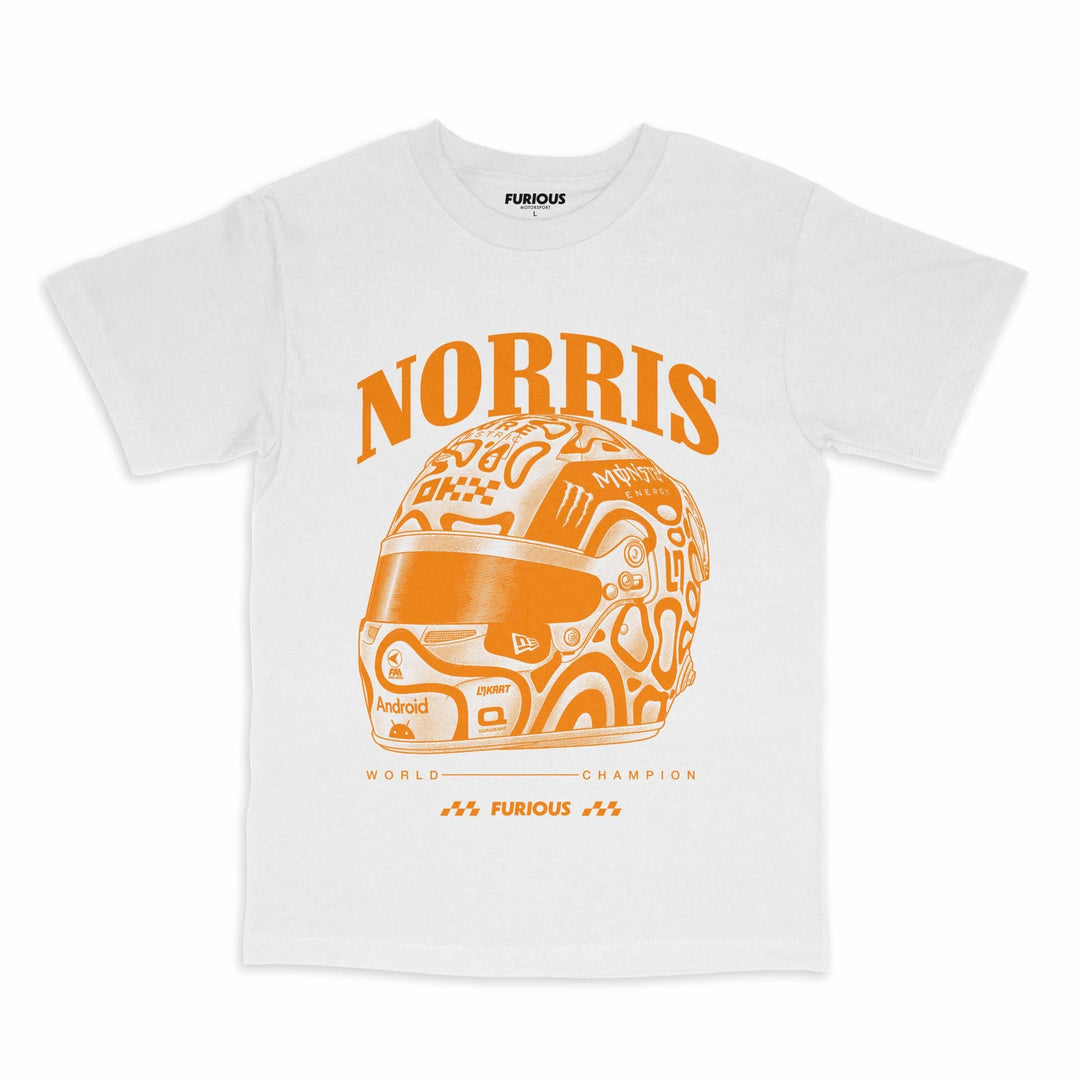 Norris Helmet T-Shirt - Furious Motorsport