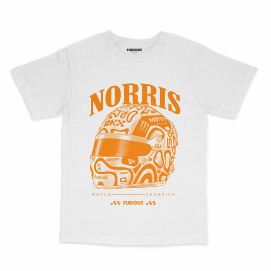 Norris Helmet T-Shirt - Furious Motorsport