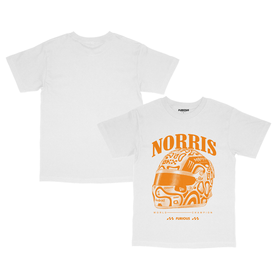 Norris Helmet T-Shirt - Furious Motorsport