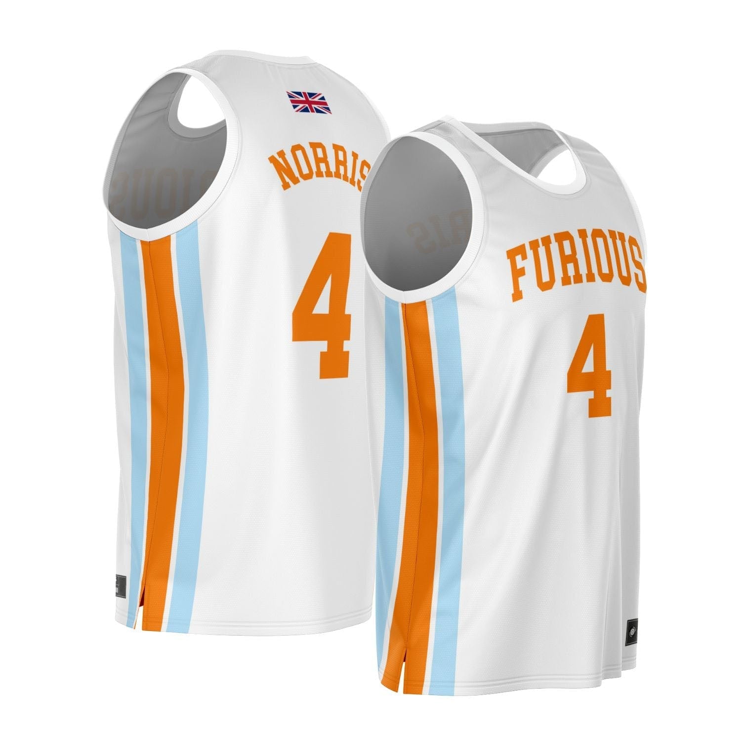 Norris - Home White Classic Edition Jersey (Clearance) - Furious Motorsport