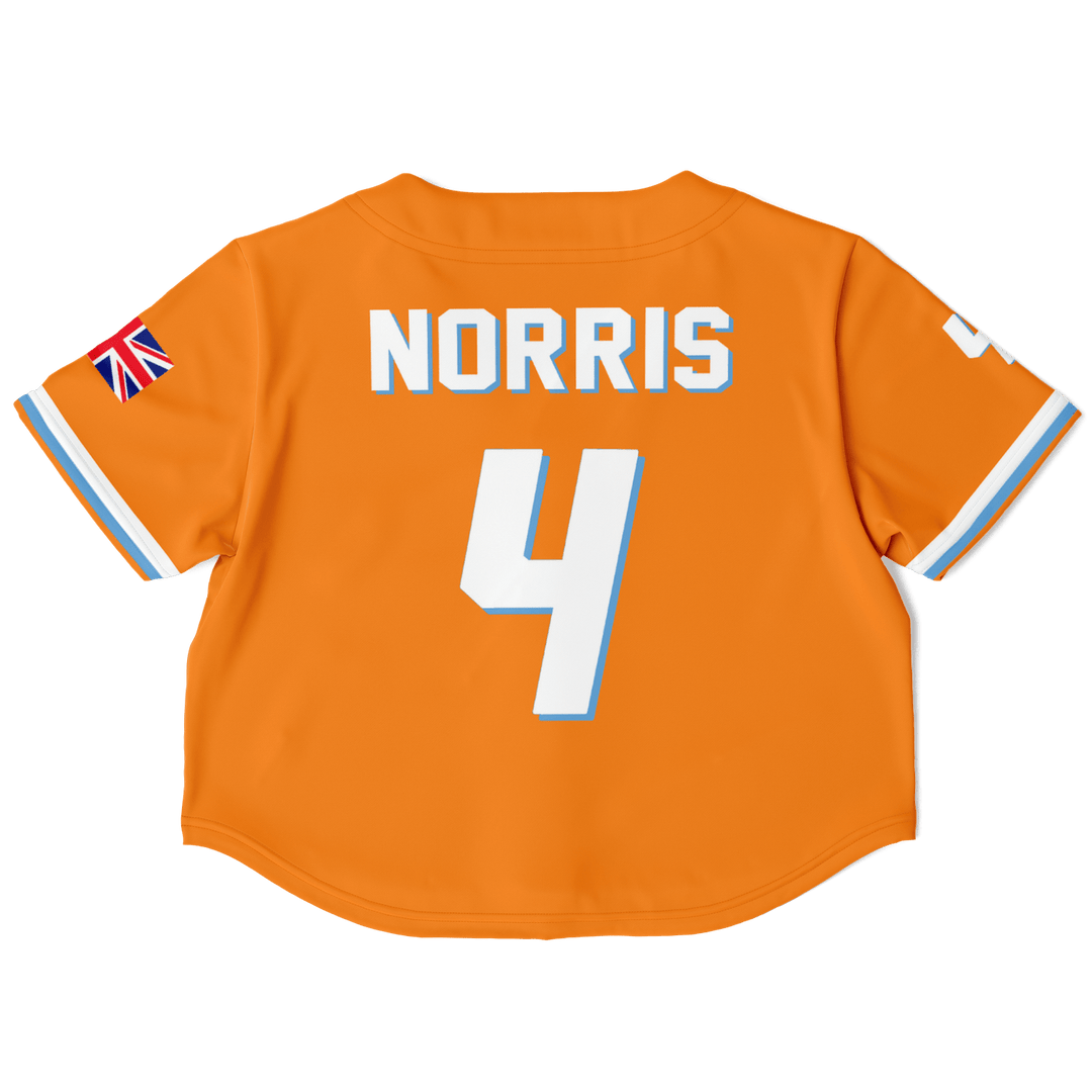 Norris - Papaya Alternate Crop Top - Furious Motorsport