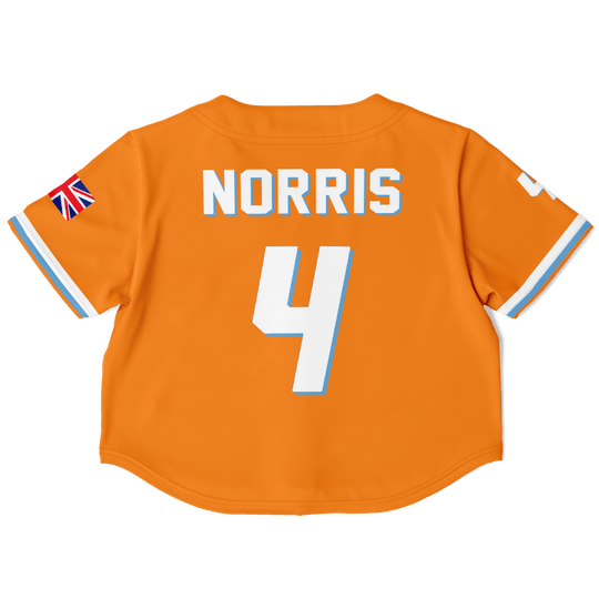 Norris - Papaya Alternate Crop Top - Furious Motorsport