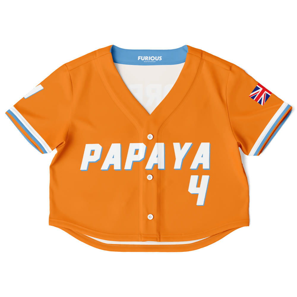 Norris - Papaya Alternate Crop Top - Furious Motorsport