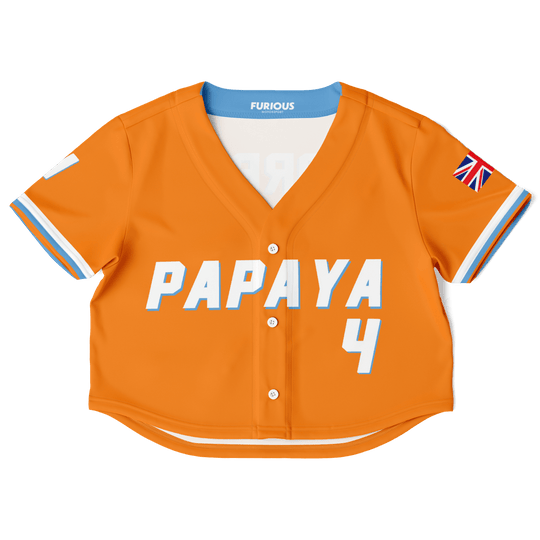 Norris - Papaya Alternate Crop Top - Furious Motorsport