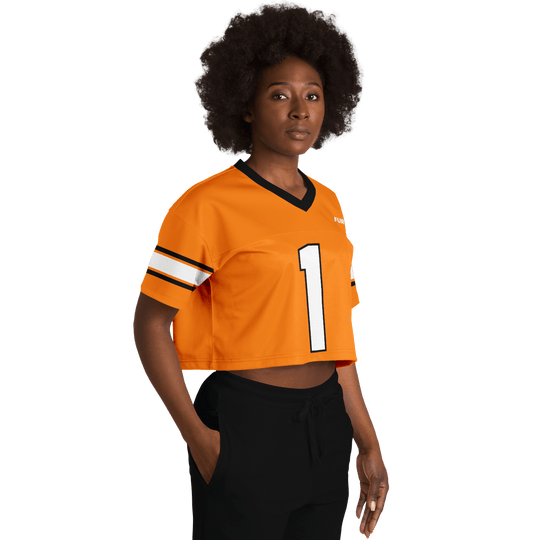 Norris - Papaya Alternate Crop Top Football Jersey - Furious Motorsport