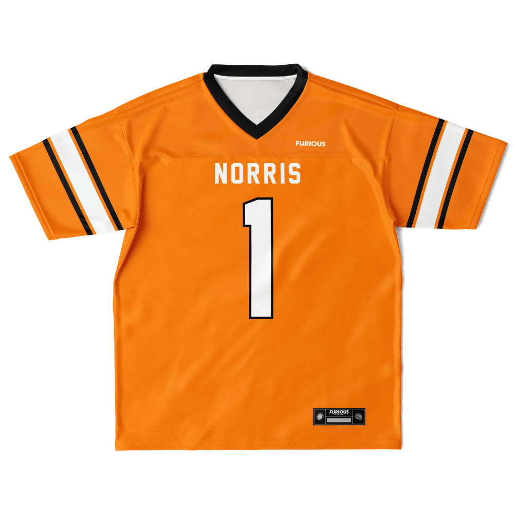 Norris - Papaya Alternate Football Jersey - Furious Motorsport