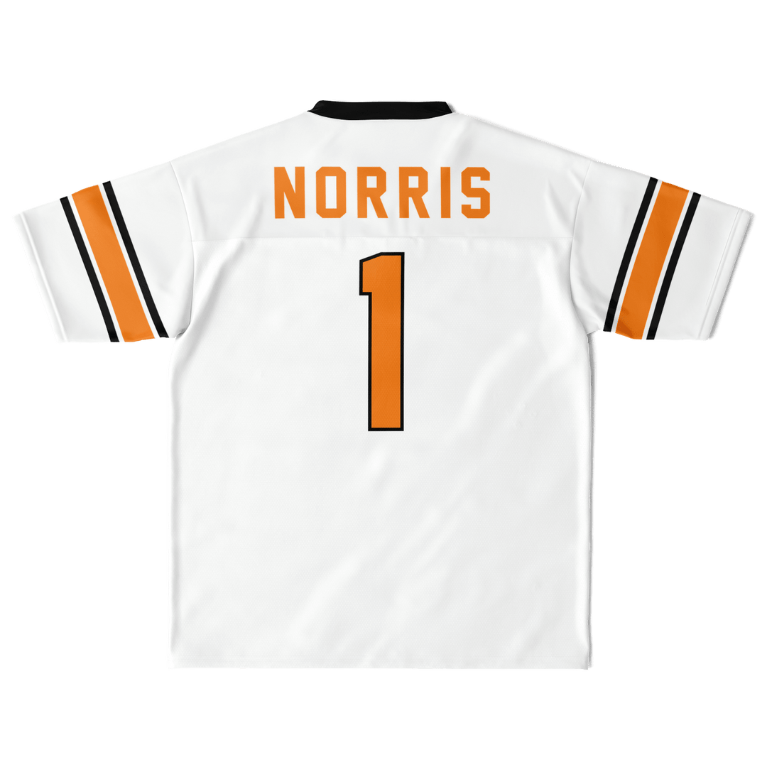 Norris – White Alternate Football Jersey - Furious Motorsport