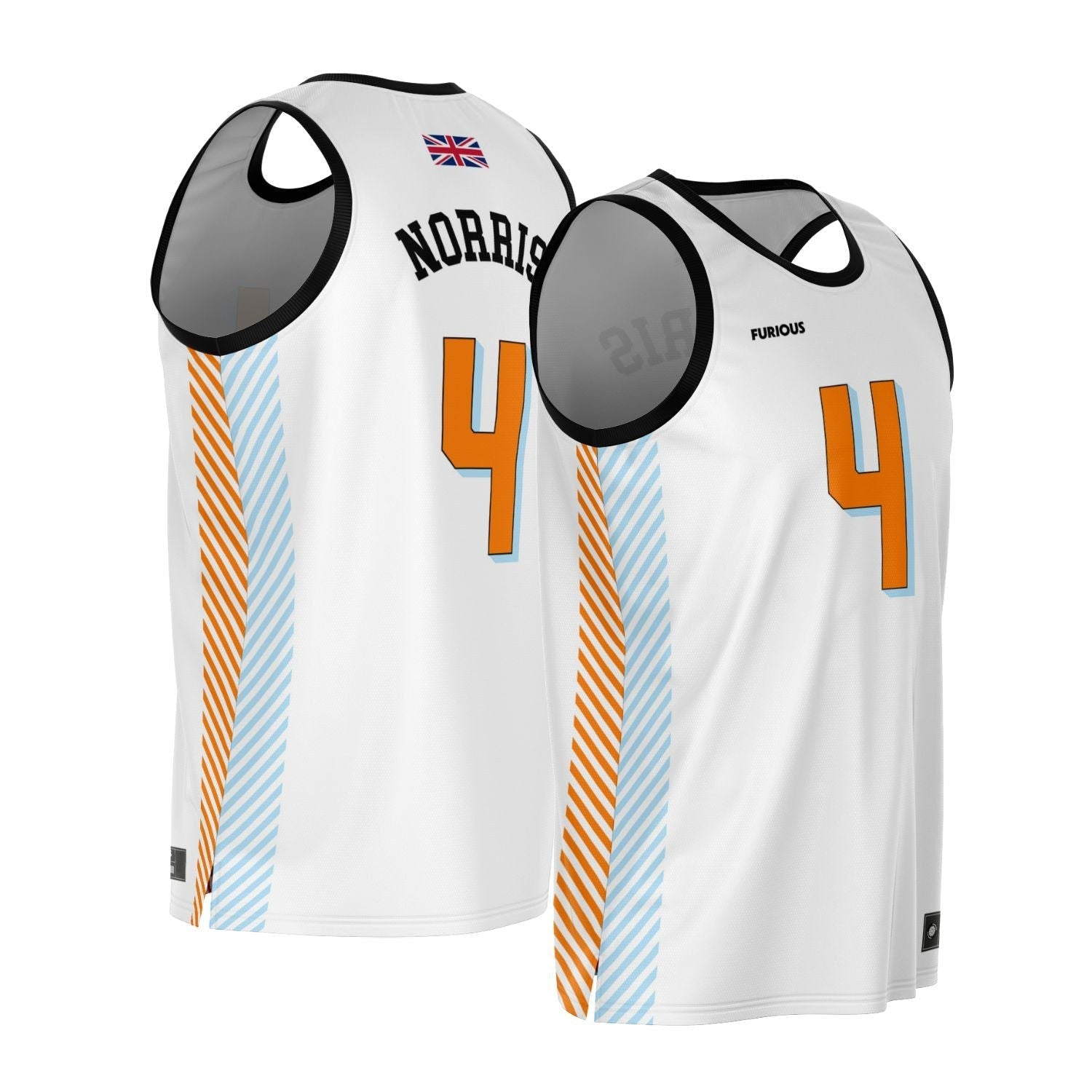 Norris - White Overtake Edition Jersey (Clearance) - Furious Motorsport