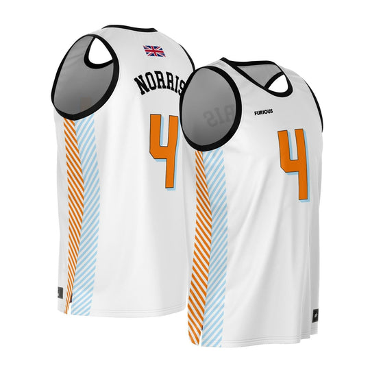 Norris - White Overtake Edition Jersey (Clearance) - Furious Motorsport