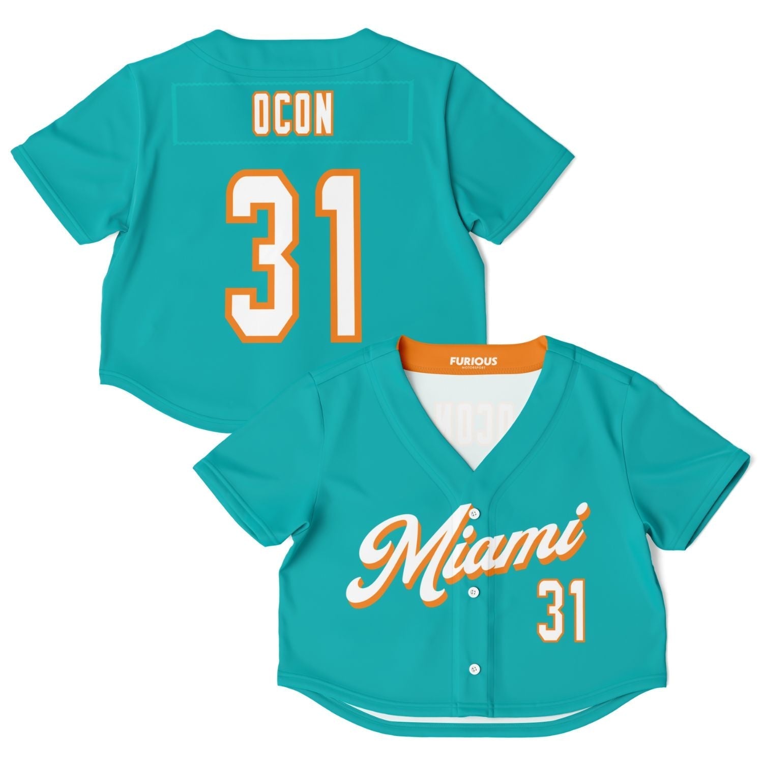 Ocon - (305) Crop Top Jersey (Clearance) - Furious Motorsport