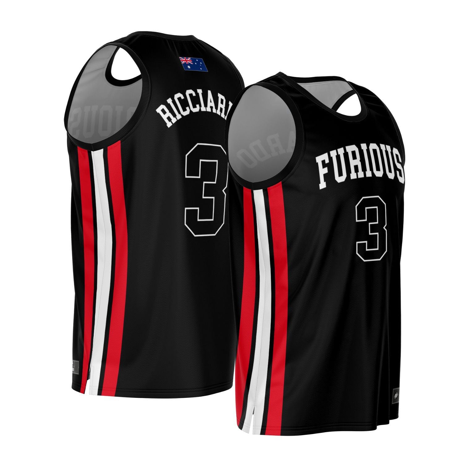 Ricciardo - Away Black Classic Edition Jersey (Clearance) - Furious Motorsport