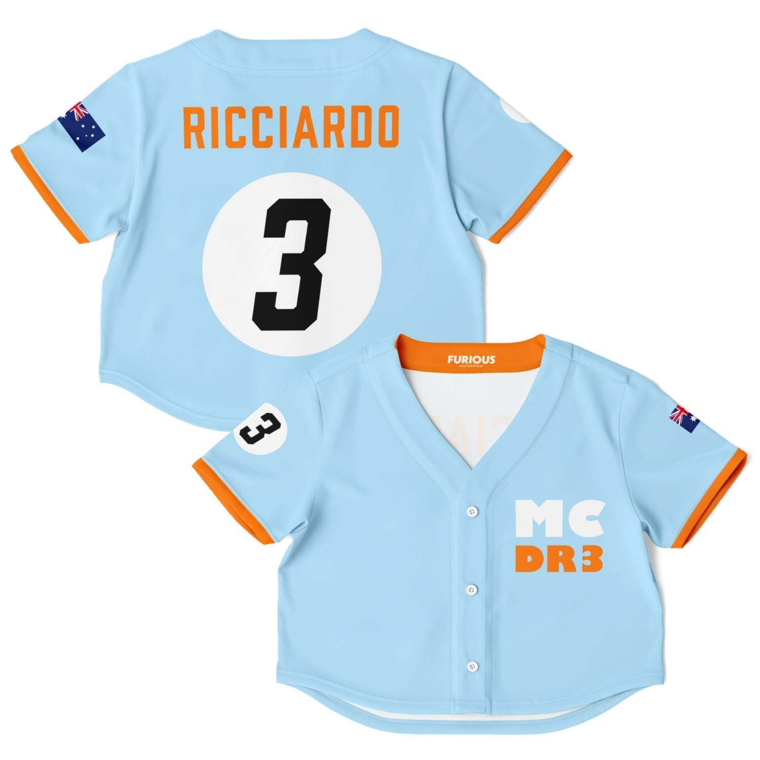Ricciardo - Away Crop Top (Clearance) - Furious Motorsport
