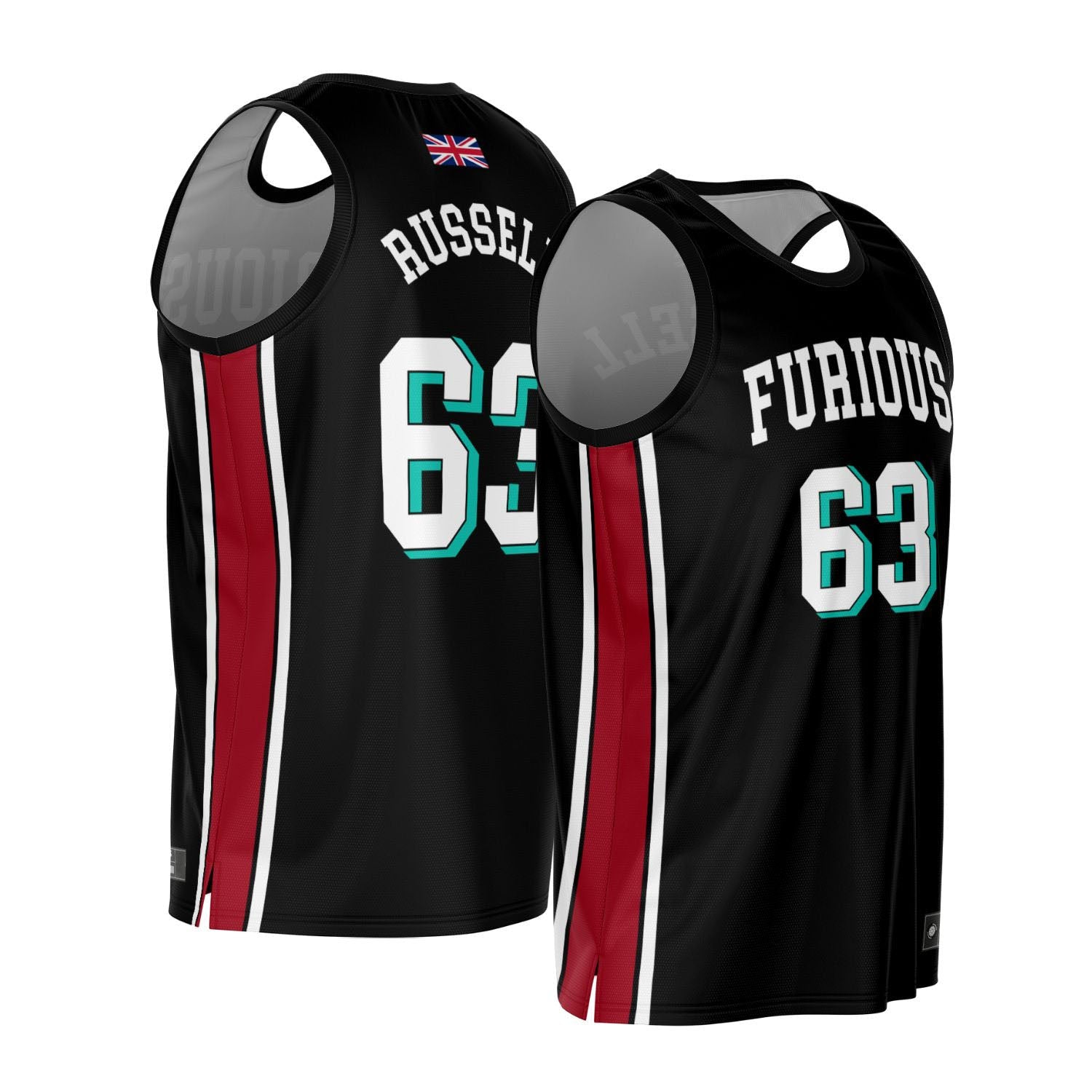 Russell - Away Black Classic Edition Jersey (Clearance) - Furious Motorsport