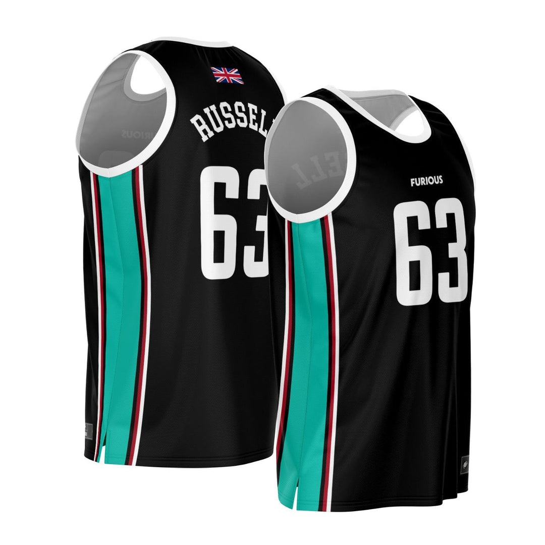 Russell - Black Downforce Edition Jersey (Clearance) - Furious Motorsport