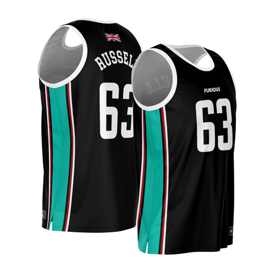 Russell - Black Downforce Edition Jersey (Clearance) - Furious Motorsport