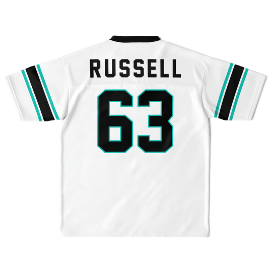 Russell Football Jersey - White - Furious Motorsport