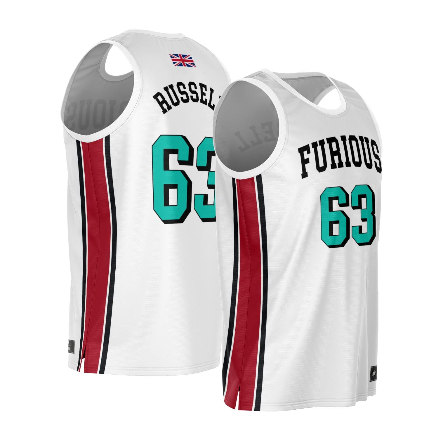 Russell - Home White Classic Edition Jersey (Clearance) - Furious Motorsport