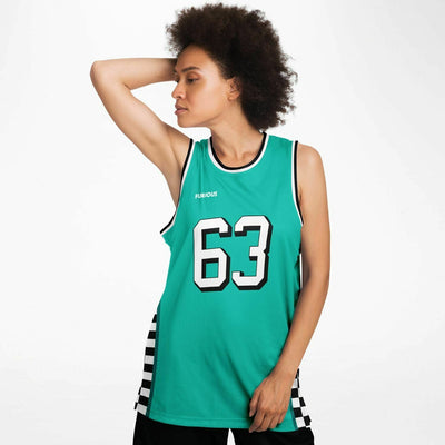 Russell - Teal Finish Line Edition Jersey - Furious Motorsport