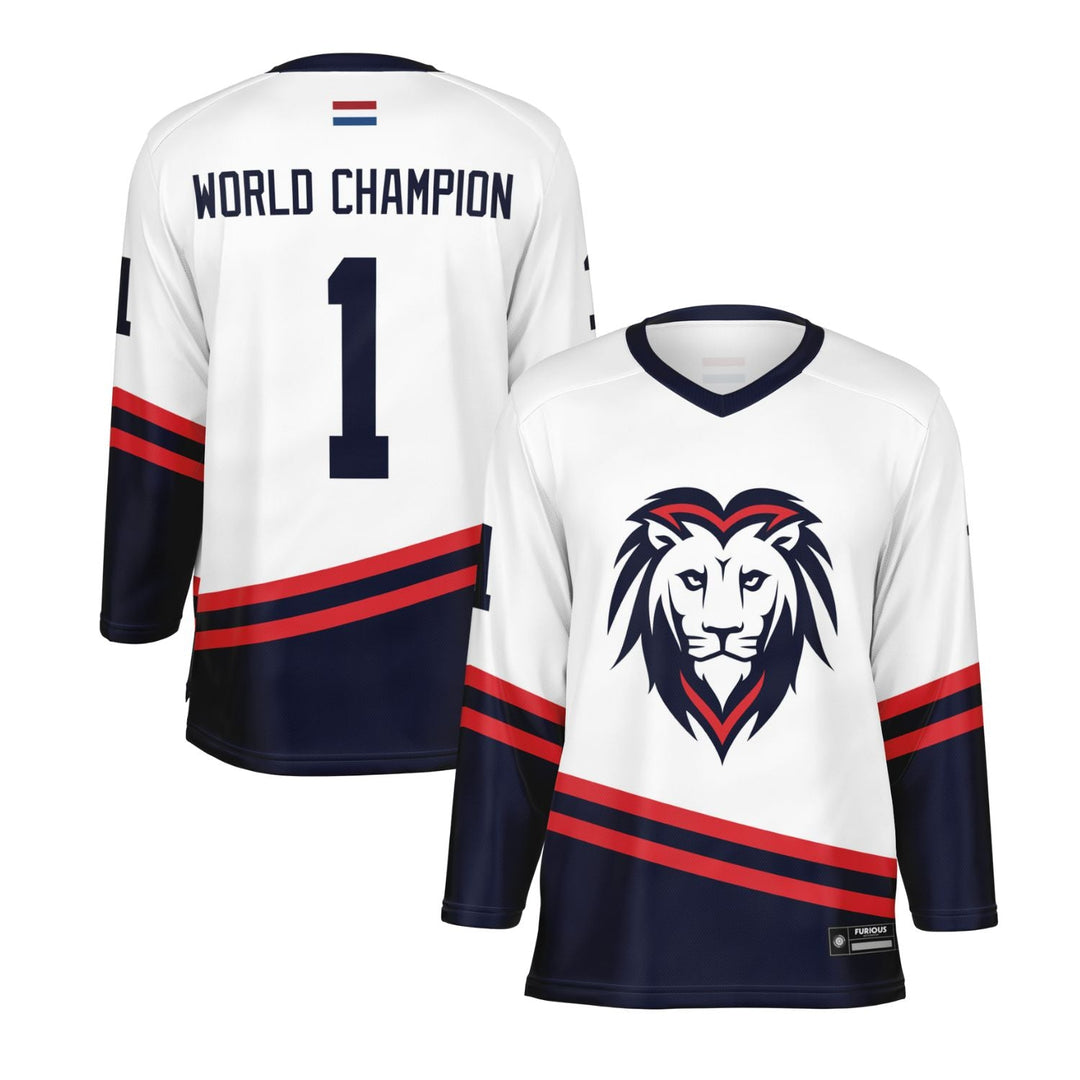 World Champion #1 Home Hockey Jersey - Main Image